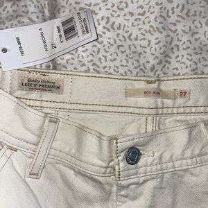 Levi White/Cream Jeans